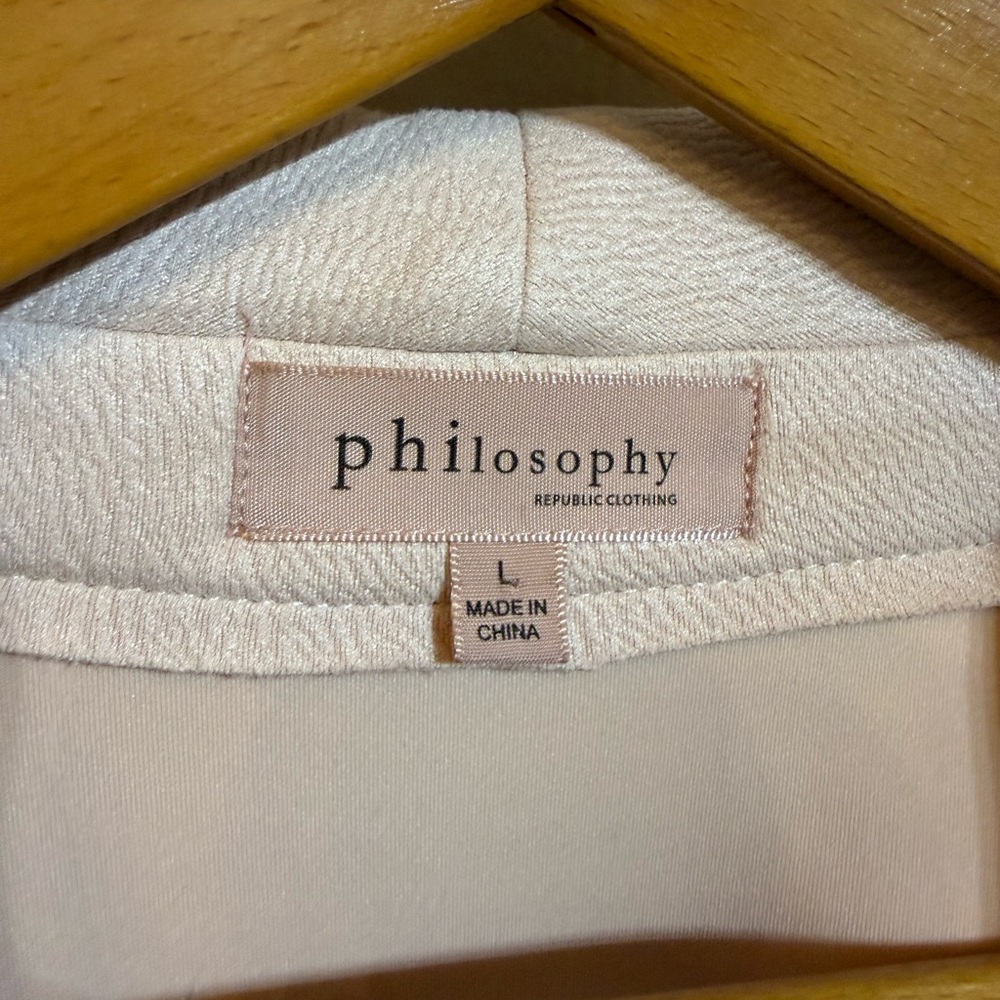 Philosophy Soft Pink Women's Blazer - Picture 6 of 9